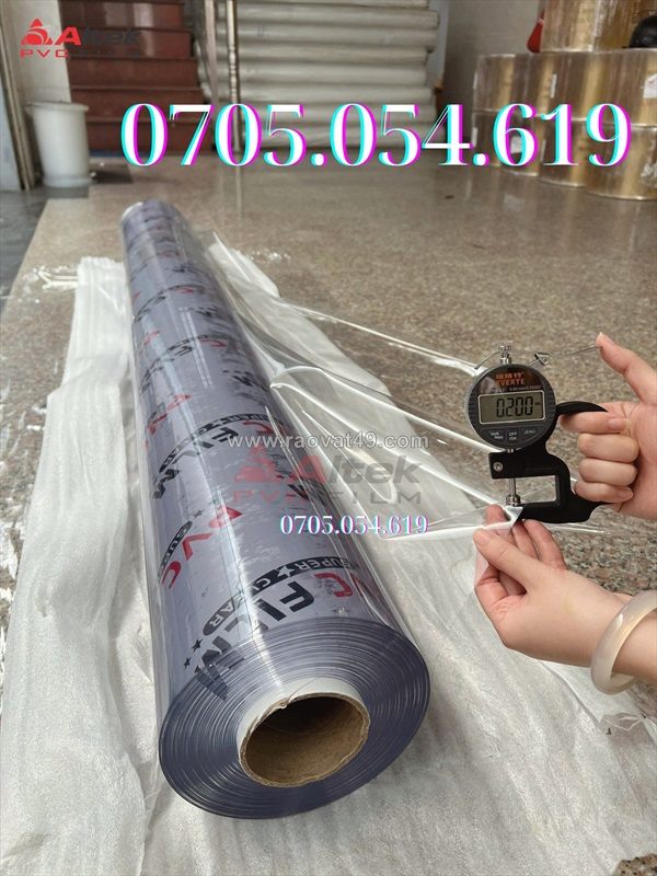 Màng nhựa pvc trong suốt dày 0.2mm, giá tốt tại altek