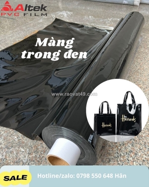 Màng pvc trong đen- giải pháp che chắn hiệu quả, hiện đại