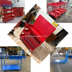 Mẫu kệ để khay nhựa kết với treo dụng cụ