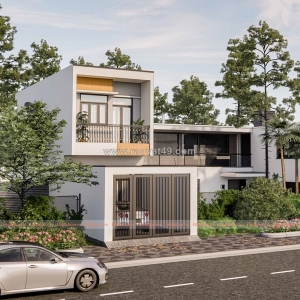 Mẫu nhà phố tối giản 2 tầng tại vũng tàu