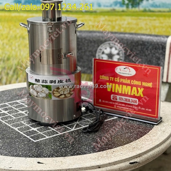 Máy bóc vỏ hành, tỏi tht350 giá rẻ