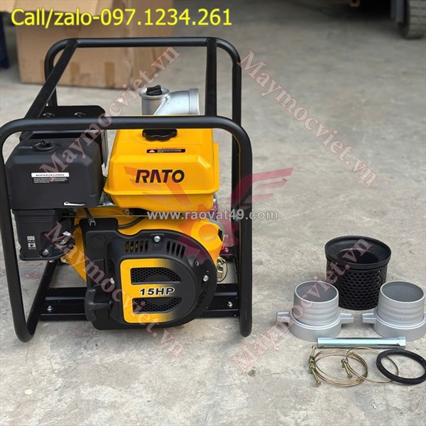 Máy bơm nước 4 thì rato 15hp giá rẻ