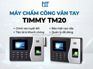 Máy chấm công vân tay timmy tm20 tại tân bình
