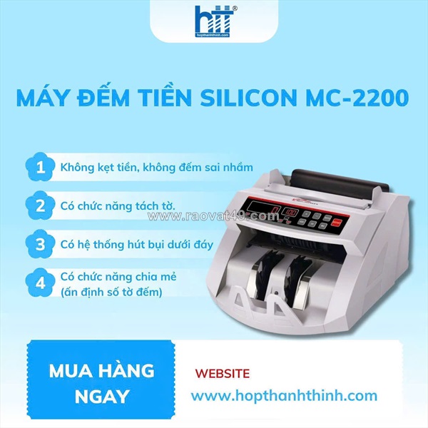 Máy đếm tiền silicon mc-220