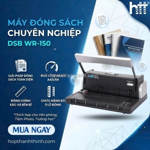 Máy đóng sách lò xo sắt dsb wr-150