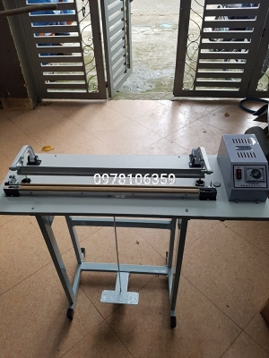 Máy hàn túi dập chân, máy ép màng co pvc-pof-pe, máy hàn bao nilong