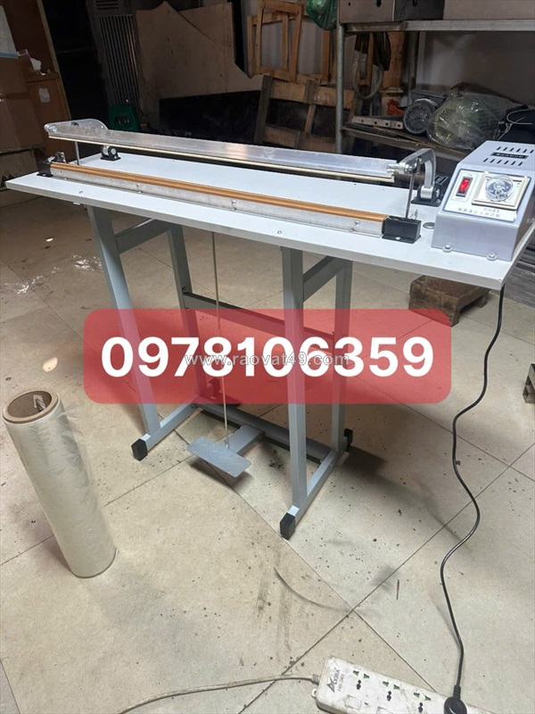 Máy hàn túi dập chân, máy ép màng co pvc-pof-pe, máy hàn bao nilong