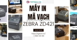 Máy in mã vạch zebra zd421 – hiệu suất 