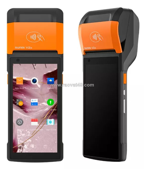 Máy pos bán hàng cầm tay sunmi v2s