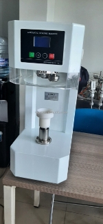 Máy viền mí lon nhựa pet, máy ghép mí lon yến-tô yến