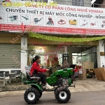 Máy xới đất ngồi lái 2 cầu turbo hp tbl198 giá rẻ