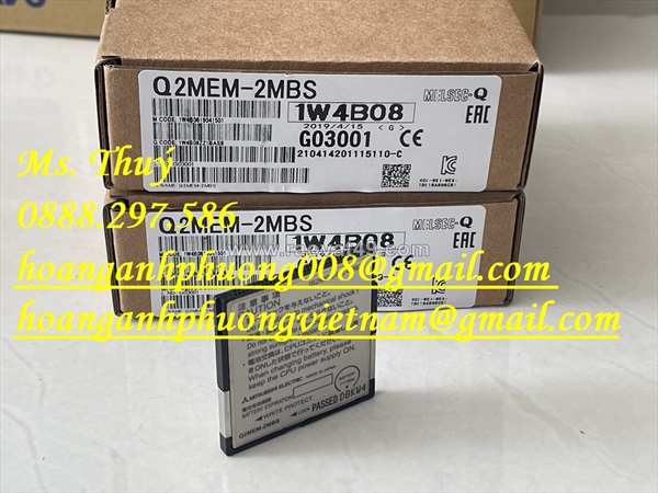 Mitsubishi q2mem-2mbs - thẻ nhớ sram 2mb chuyên dụng cho plc