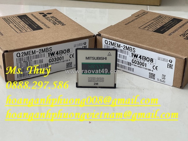 Mitsubishi q2mem-2mbs - thẻ nhớ sram 2mb chuyên dụng cho plc