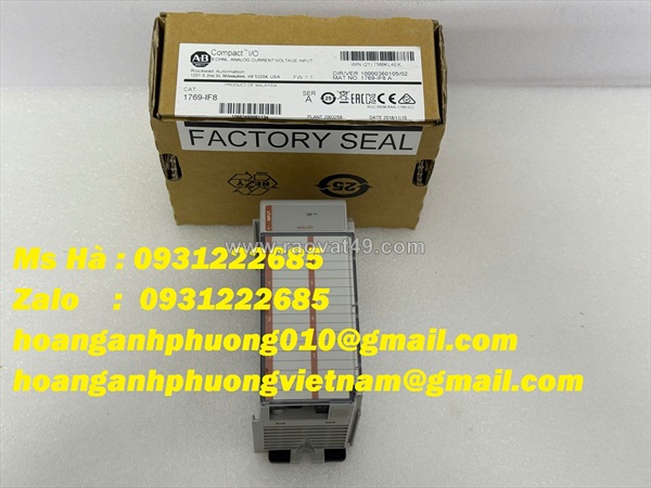 Module allen bradley 1769-if8 giá tốt - bảo hành 12 tháng