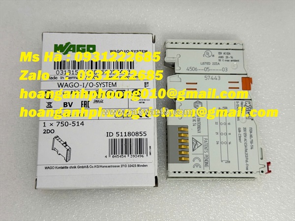 Module ngõ ra 750-514 wago giá ưu đãi - thiết kế nhỏ gọn