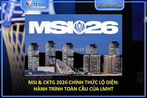 Msi & cktg 2026 chính thức lộ diện: hành trình toàn cầu của lmht