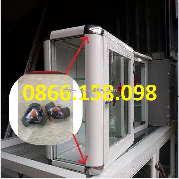 Mua bo góc tủ nhôm 3 chân ở đâu giá rẻ, hàng sẵn kho?