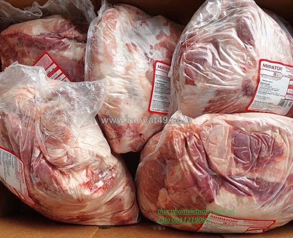 Nạc vai heo đông lạnh nhập khẩu bán sỉ tại hà nội