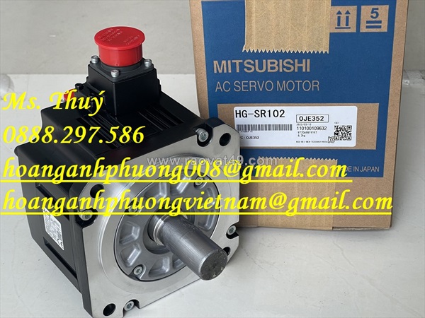 New 100% - servo motor mitsubishi hg-sr102 - bình dương