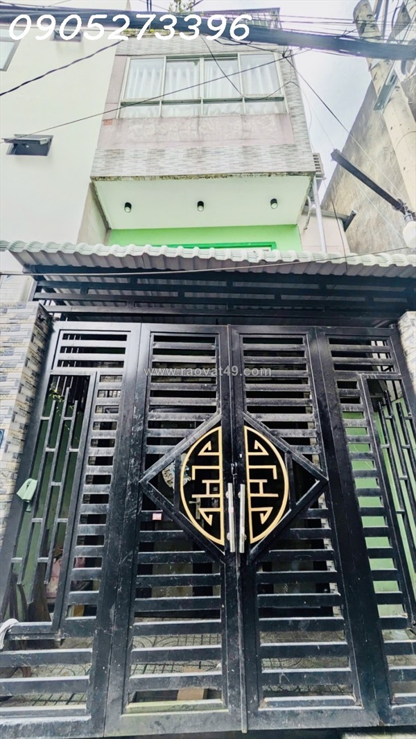 Nhà 3pn – nhà 3 tầng btct kiên cố – hẻm xe hơi thông  sát mặt tiền lê đức thọ –