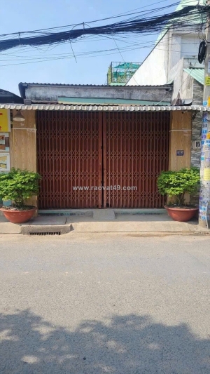 Nhà cấp 4 (5x20) có gác lửng – shr – mặt tiền đường nhựa thông thới tam thôn!