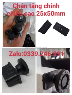 Nhà cung cấp chân tăng chỉnh chiều cao 25x50mm