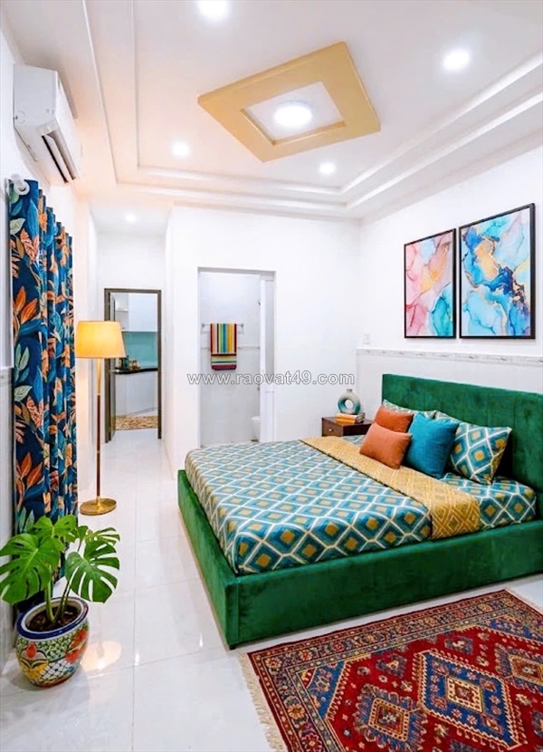 Nhà hẻm ô tô cách mạng tháng tám - quận 10 - 3.7 x 12 m (44 m2) - 2 tầng - 7.5