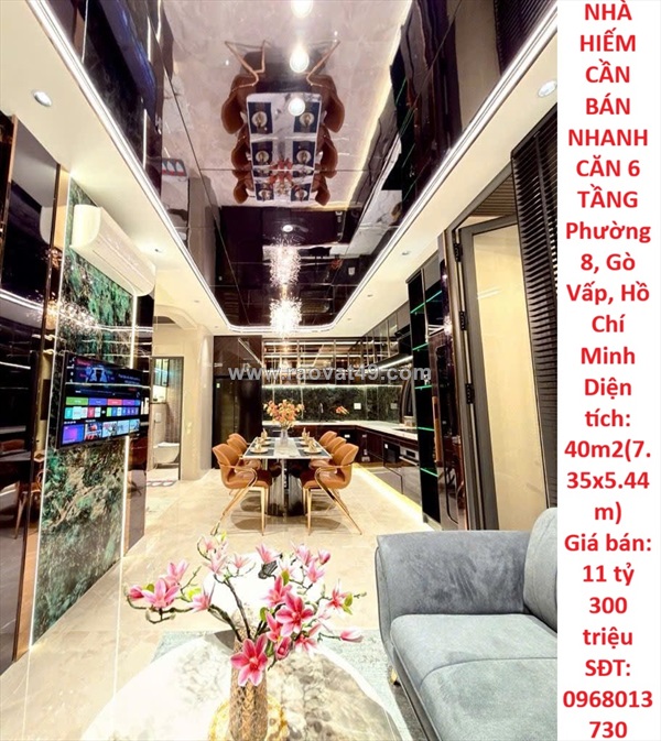 Nhà hiếm cần bán nhanh căn 6 tầng phường 8, gò vấp, hồ chí minh - giá siêu tốt