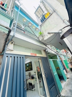 Nhà mới 1 lầu hẻm 90 bông sao p5q8 (p.bình đông)