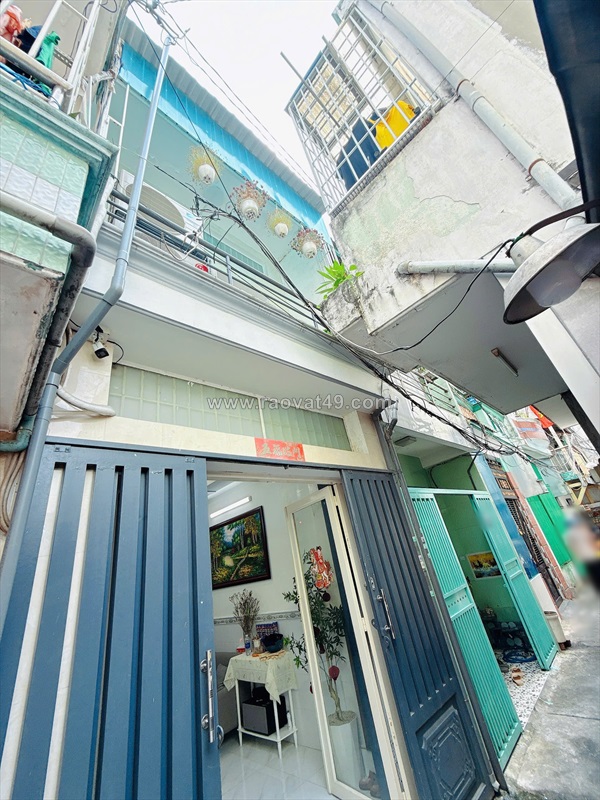 Nhà mới 1 lầu hẻm 90 bông sao p5q8 (p.bình đông)