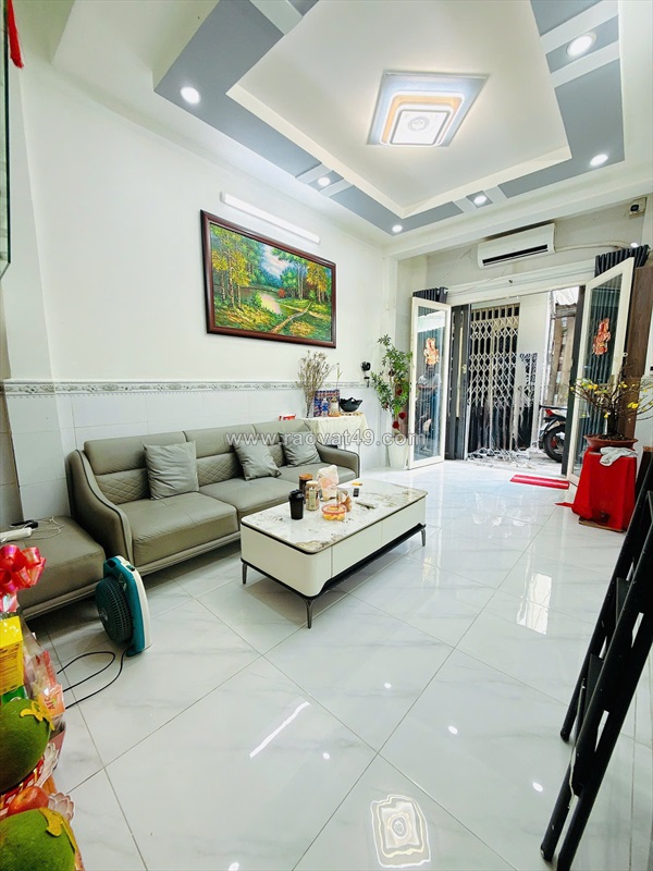 Nhà mới 1 lầu hẻm 90 bông sao p5q8 (p.bình đông)