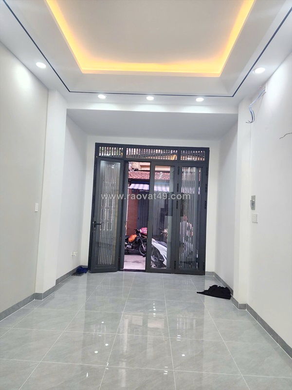 Nhà mới 2 lầu+st hẻm xe ford âu dương lân p.chánh hưng (p2q8 cũ). giá 6,5 tỷ tl