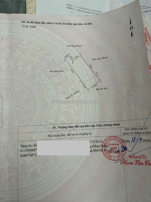Nhà riêng chính chủ - giá tốt - nam pháp 1, phường gia viên, quận ngô quyền,