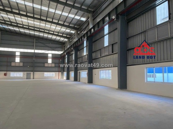 Nhà xưởng thiết kế hiện đại, khung thép kiên cố sẵn xưởng bàn giao hoạt động sx