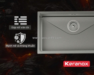 Những phụ kiện đi kèm chậu keranox khiến việc rửa bát nhẹ nhàng hơn