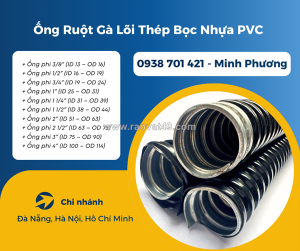 Ống ruột gà lõi thép bọc nhựa pvc – linh hoạt, chống cháy, phù hợp mọi công trình