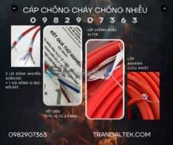 Phân phối cáp chống cháy chống nhiễu 3 miền