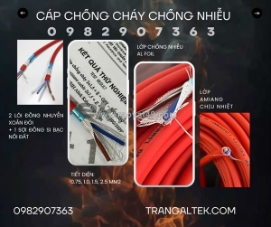 Phân phối cáp chống cháy chống nhiễu 3 miền