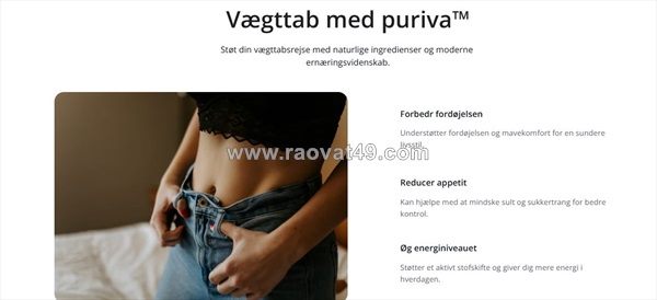 Puriva dk: 100 procent sikkert stærkt kosttilskud
