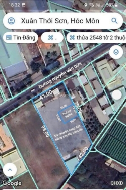 Quỹ đất lớn mt nguyễn văn bứa – 3.572m² – có sân banh – giá chỉ 17tr/m²!