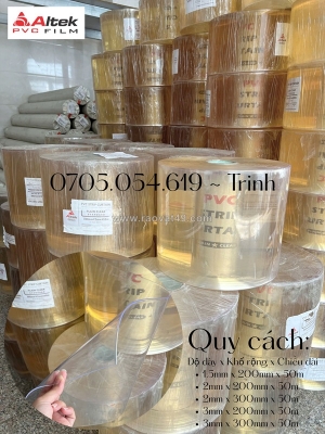 Rèm nhựa pvc trong dẻo, giải pháp ngăn lạnh, chắn bụi hiệu quả