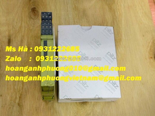 Rờ le an toàn pilz pnoz s3 c 24vdc 2n/o 751103 - bảo vệ máy