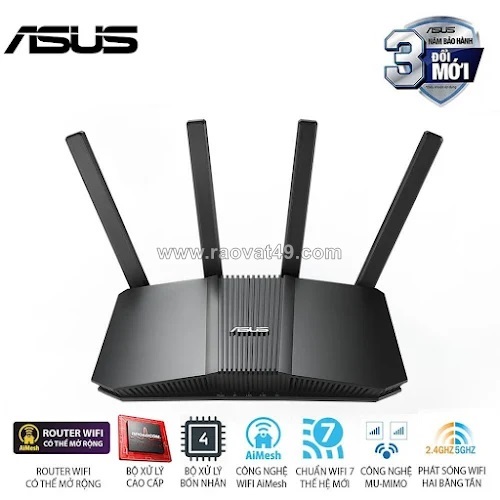 Router wifi 7 be3600 asus rt-be58u