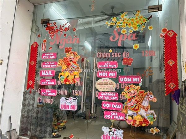Sang nhượng gấp tiệm nail – mi – gội đầu quận hoàng mai, hn
