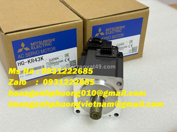 Servo phản hồi nhanh - chính xác - mitsubishi hg-kr43k