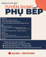 Shushi cô chủ nhỏ tuyển phụ bếp