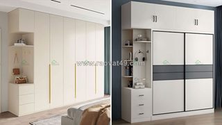 So sánh tủ quần áo cánh mở và cánh lùa – nên chọn loại nào?