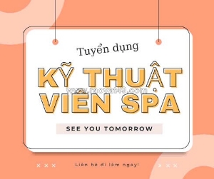 Spa tân bình tuyển gấp ktv nữ lương 15-17tr / tháng