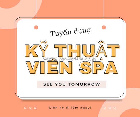 Spa tân bình tuyển gấp ktv nữ lương 15-17tr / tháng