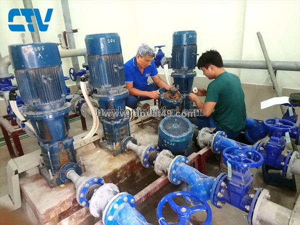 Sửa chữa cụm thân bơm trục đứng đa tầng cánh uy tín – chuyên nghiệp